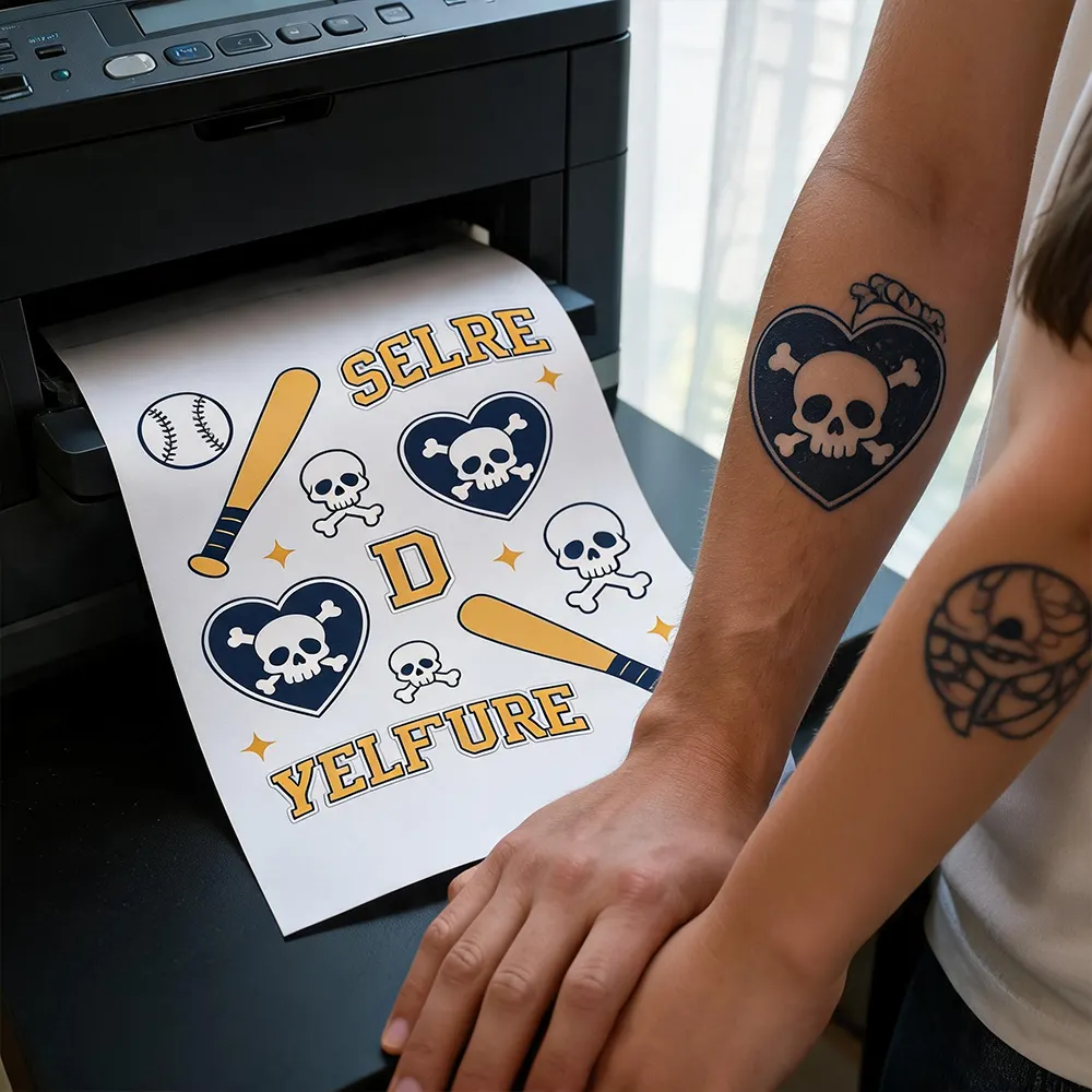 Carta per tatuaggi facile da applicare