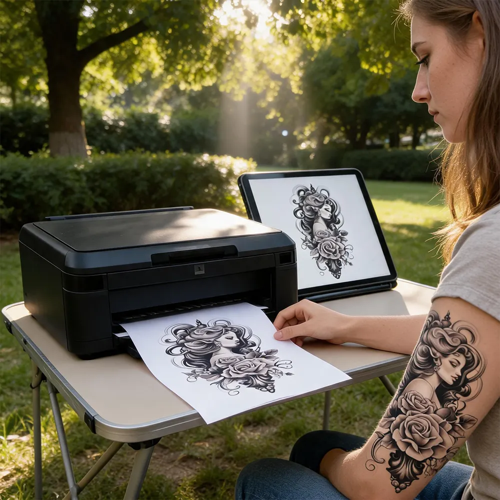 Facile rimuovere carta per tatuaggi