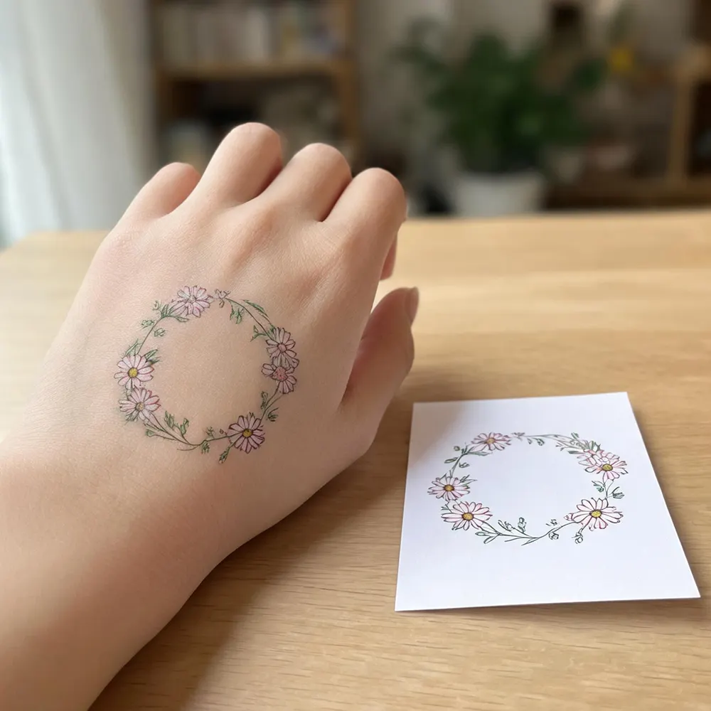 Carta per tatuaggi ecologica