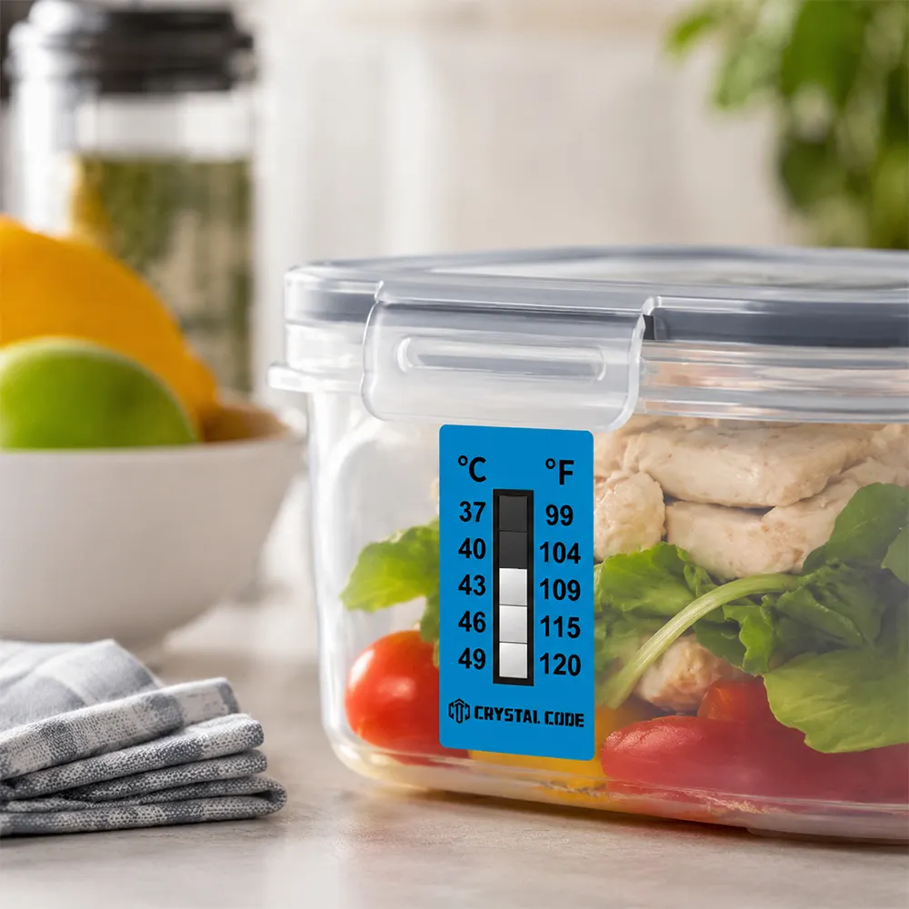 food transport temperature indicator
