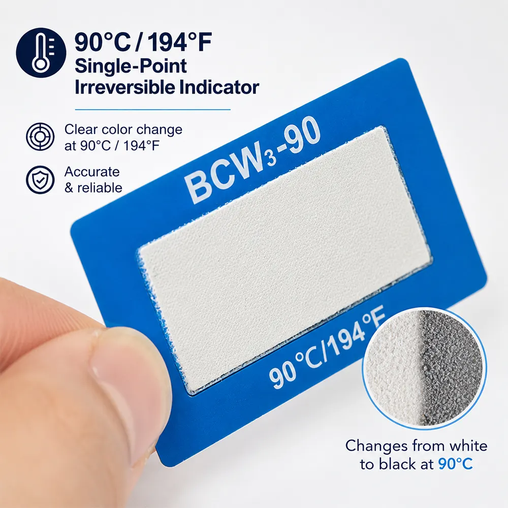 Etichetta indicatore ad alta temperatura