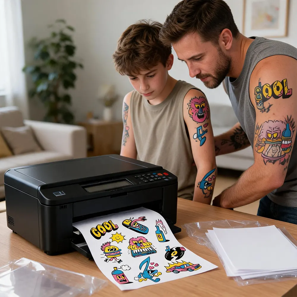 Carta per tatuaggi per stampanti domestica