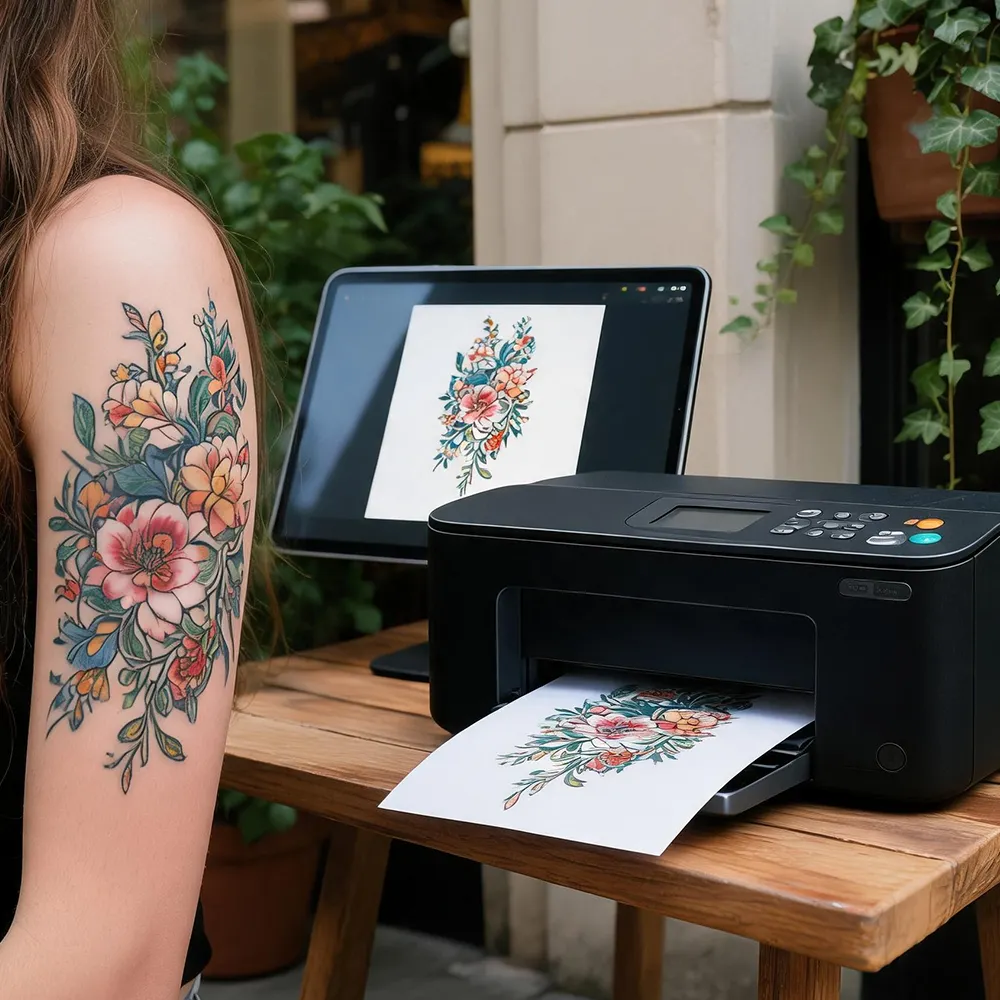 Carta per trasferimento di tatuaggi a getto d'inchiostro