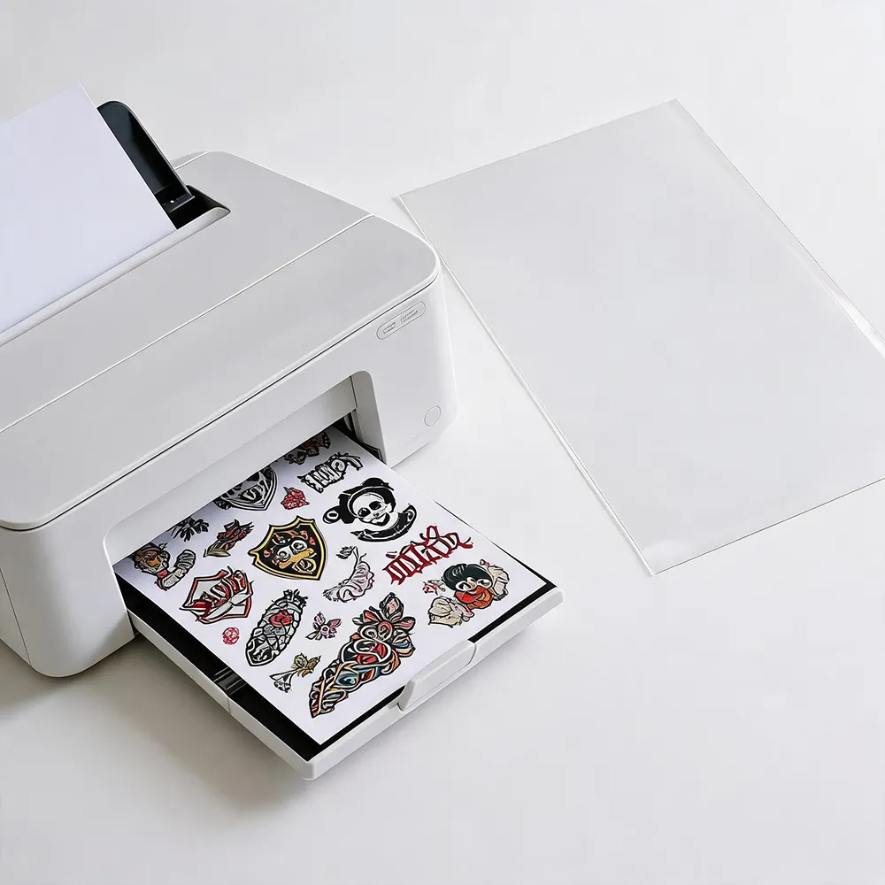 Carta temporanea per tatuaggi a getto d'inchiostro