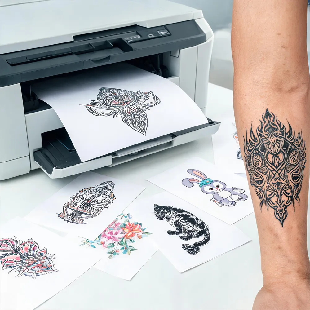 Carta per tatuaggi stampabile al laser