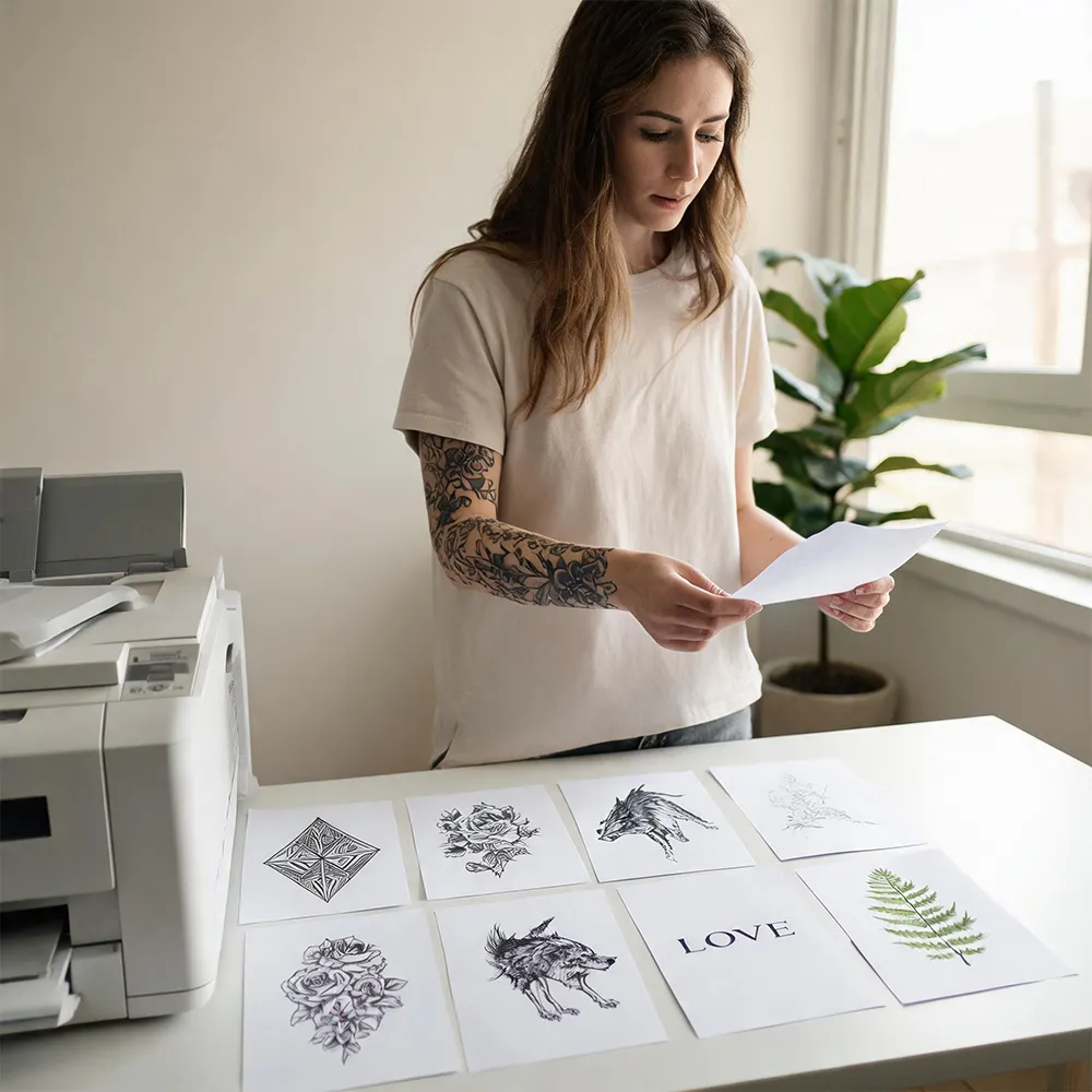 Carta per tatuaggi laser