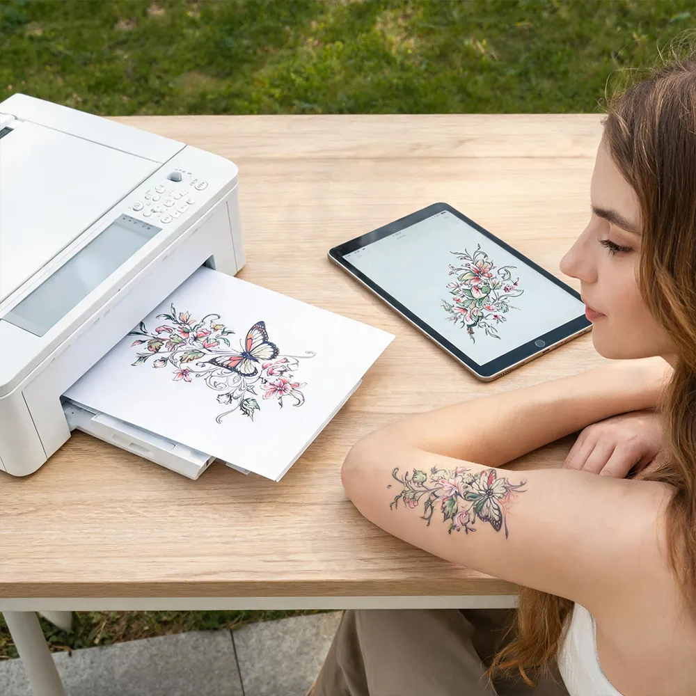 Carta per tatuaggi temporanei laser
