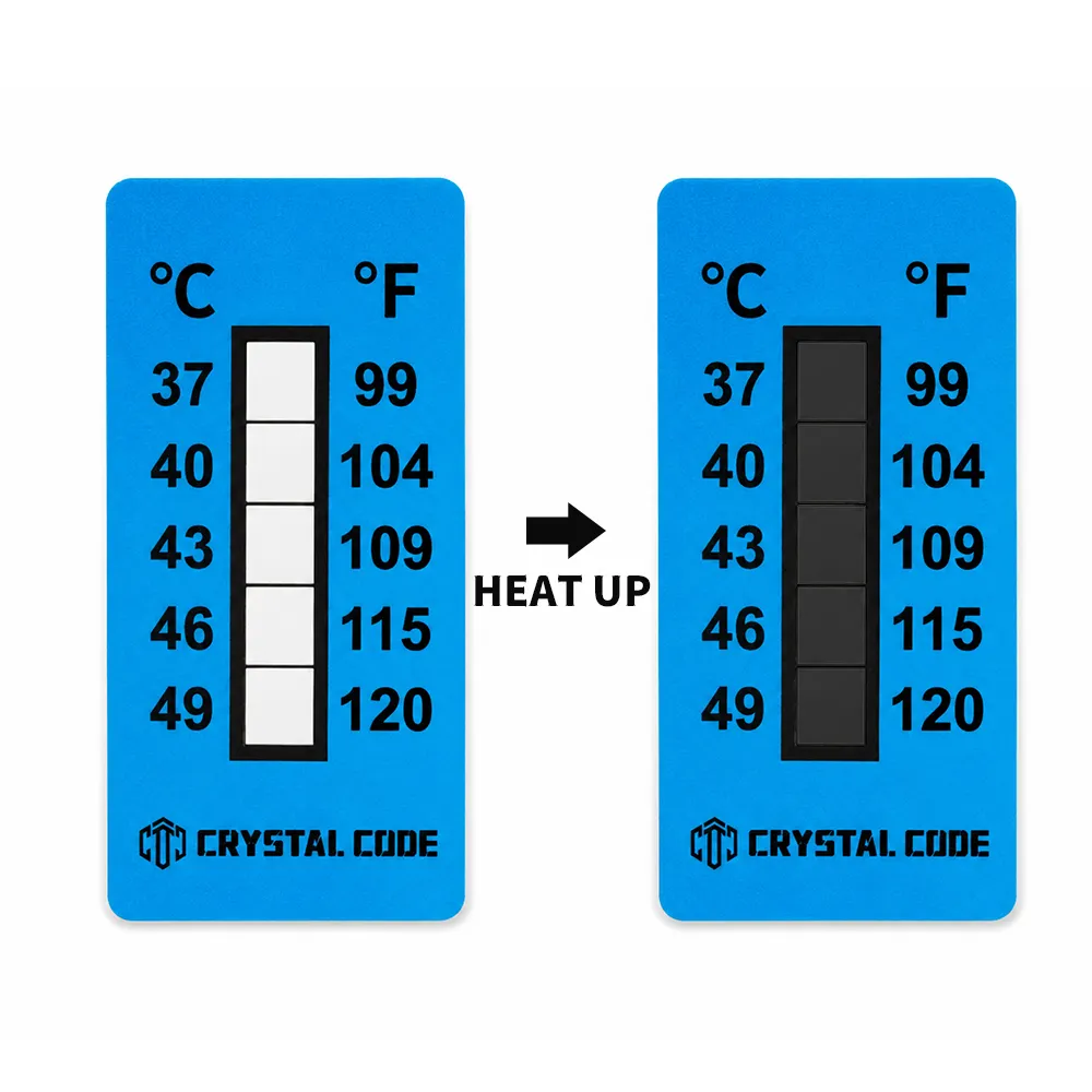 Etichetta dell'indicatore di temperatura logistica