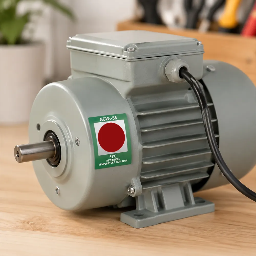 long duration temperature monitoring label