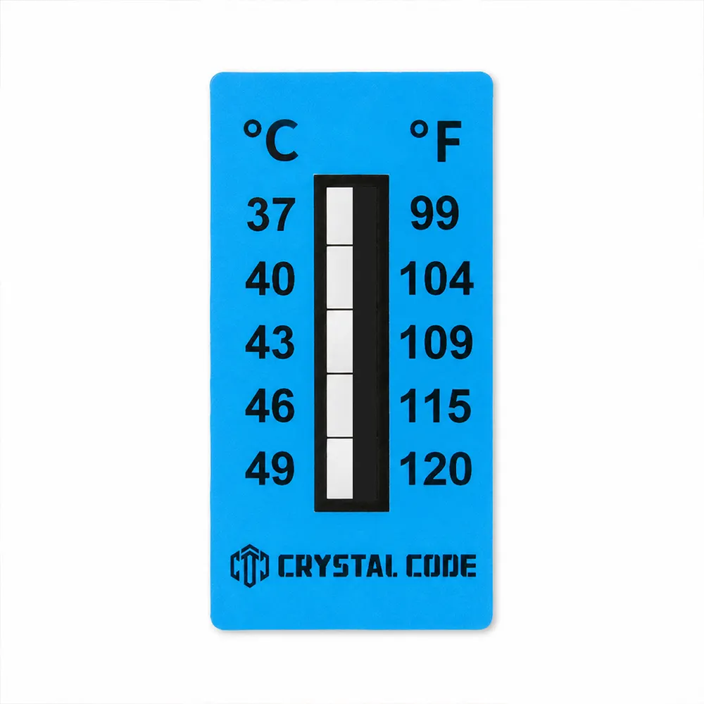 Etichetta indicatore a bassa temperatura