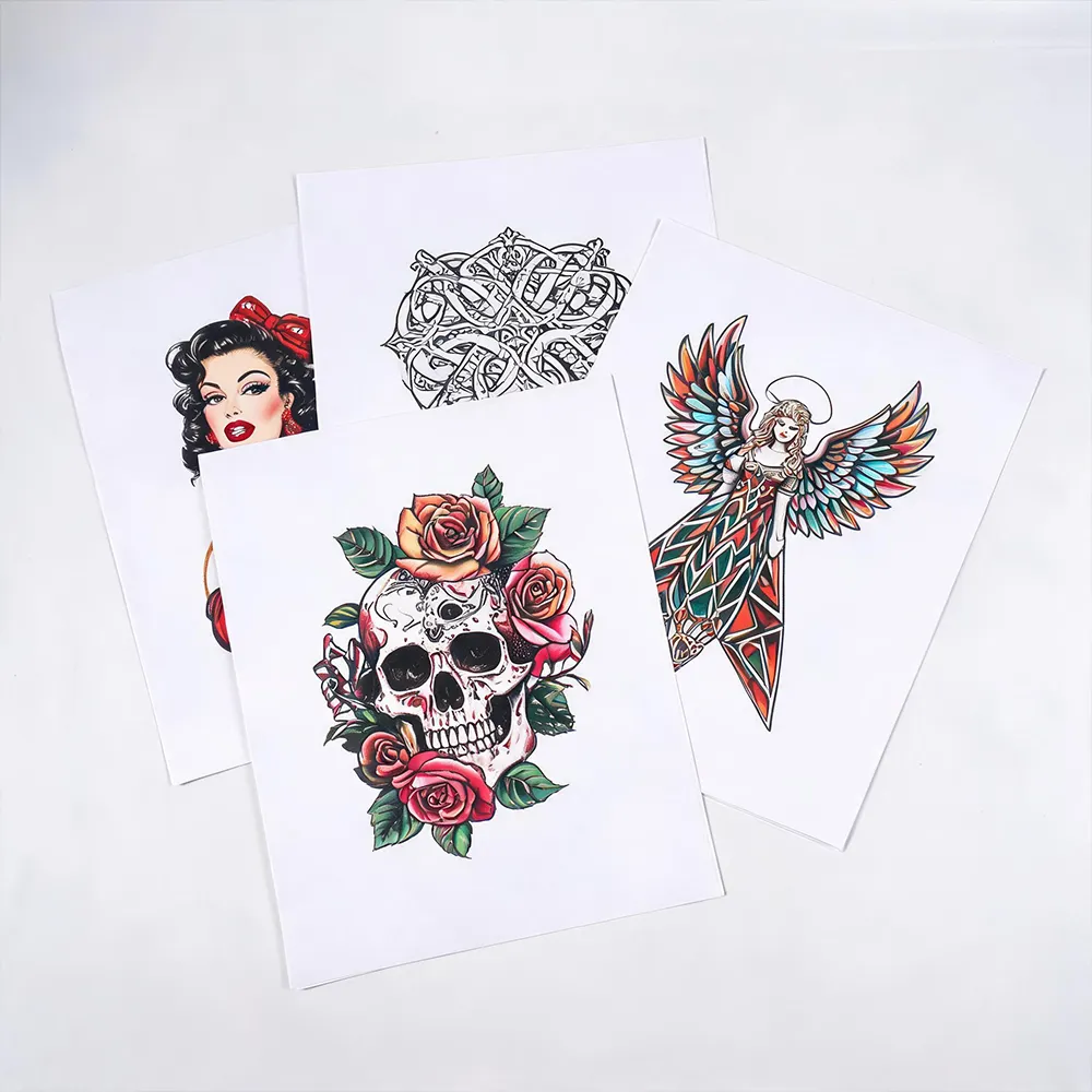Carta per tatuaggi temporanei non tossica