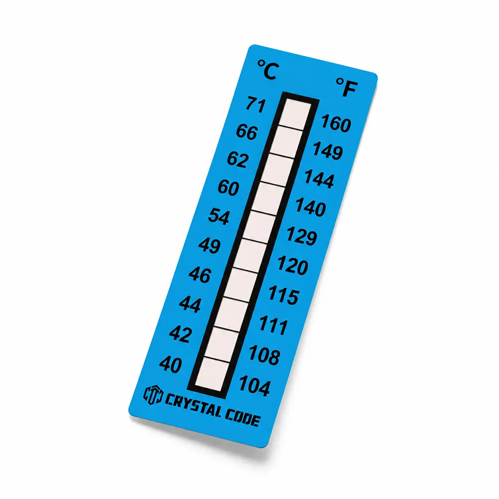 paper temperature indicator label