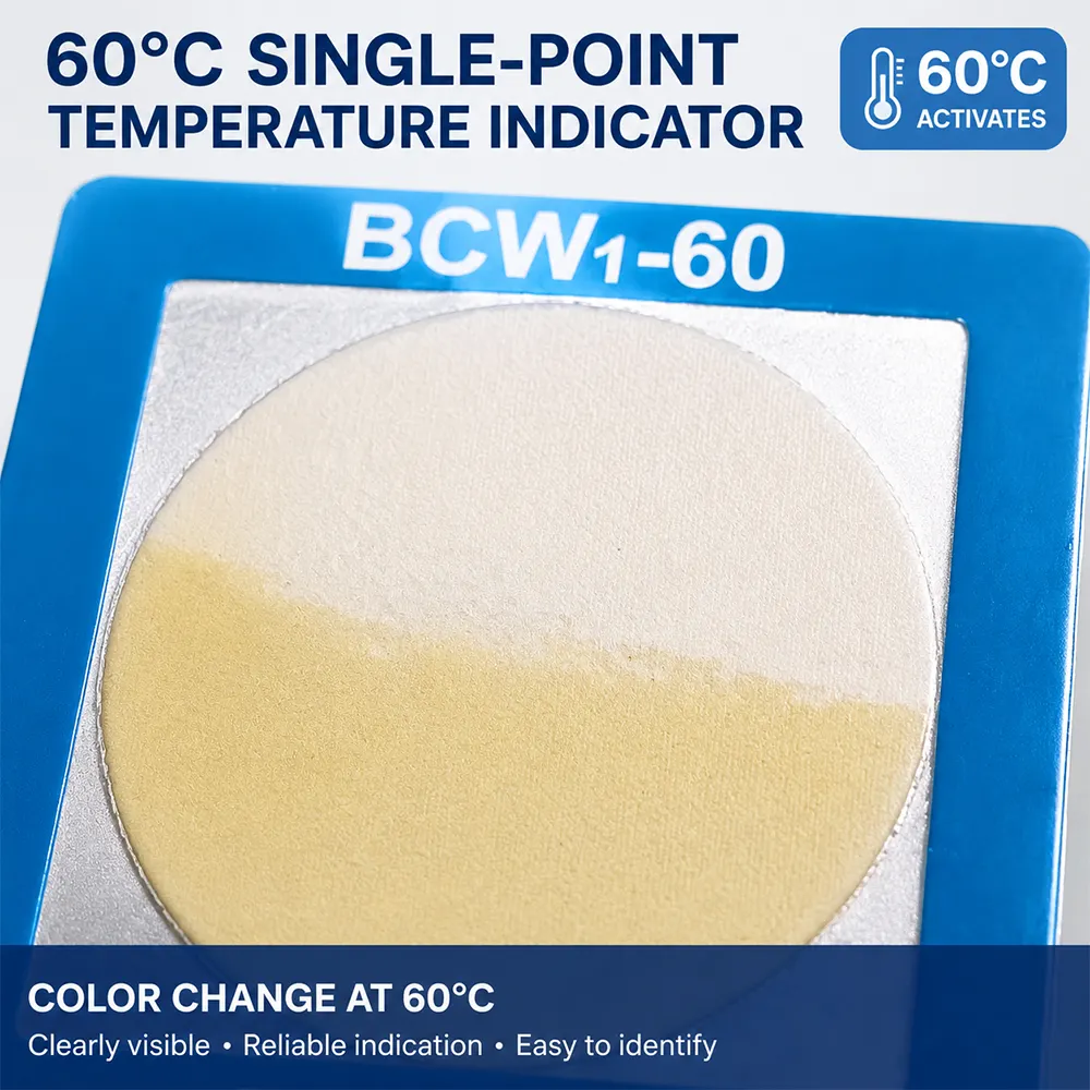 polyester temperature label