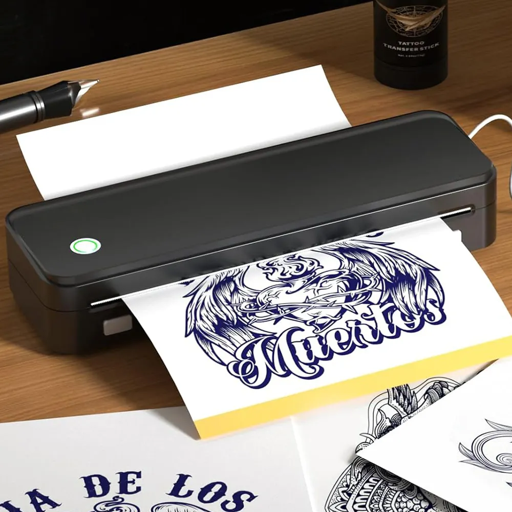 Carta professionale per il trasferimento di tatuaggi