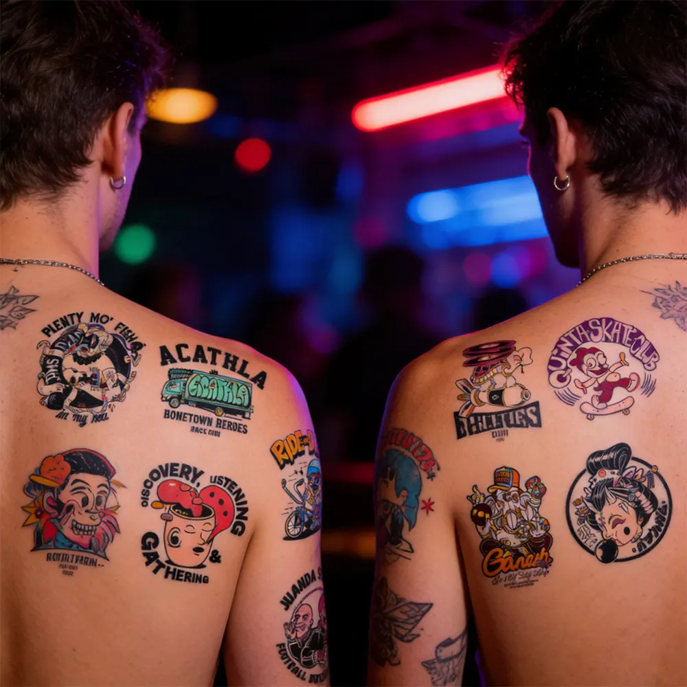 Adesivi promozionali per tatuaggi
