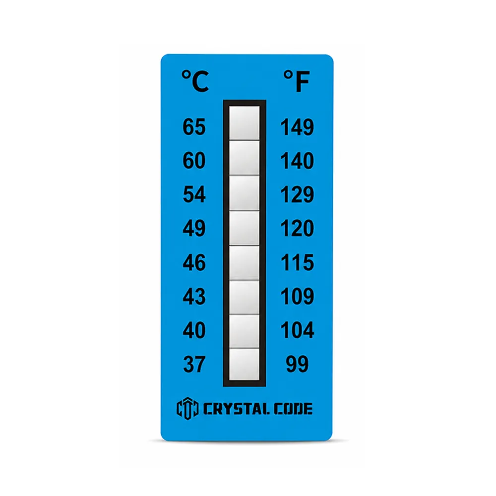 Etichetta autoadesiva dell'indicatore di temperatura