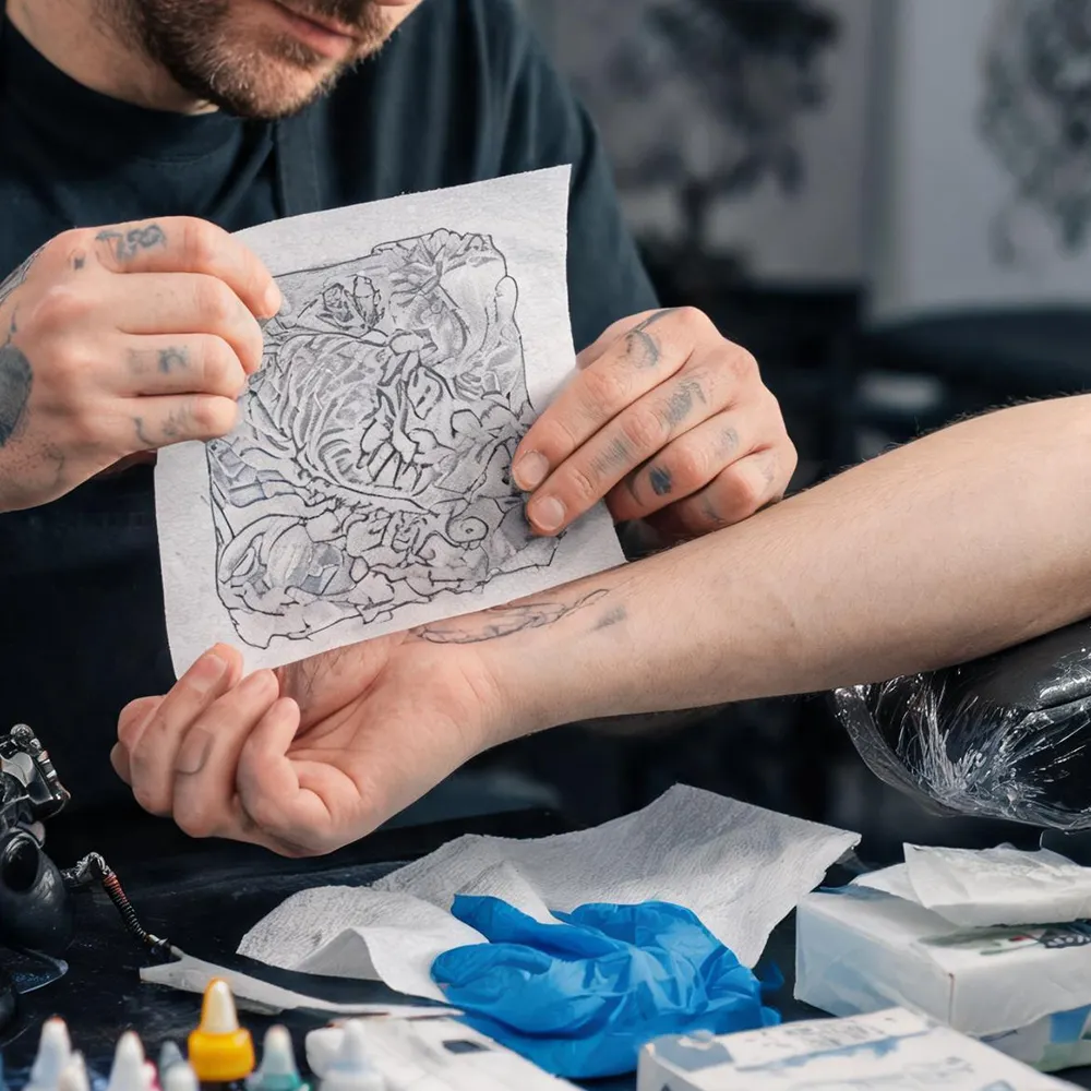 Materiali per studi di tatuaggio