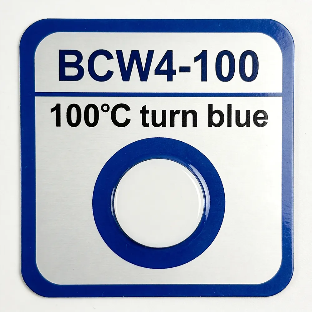 Etichetta di controllo della temperatura