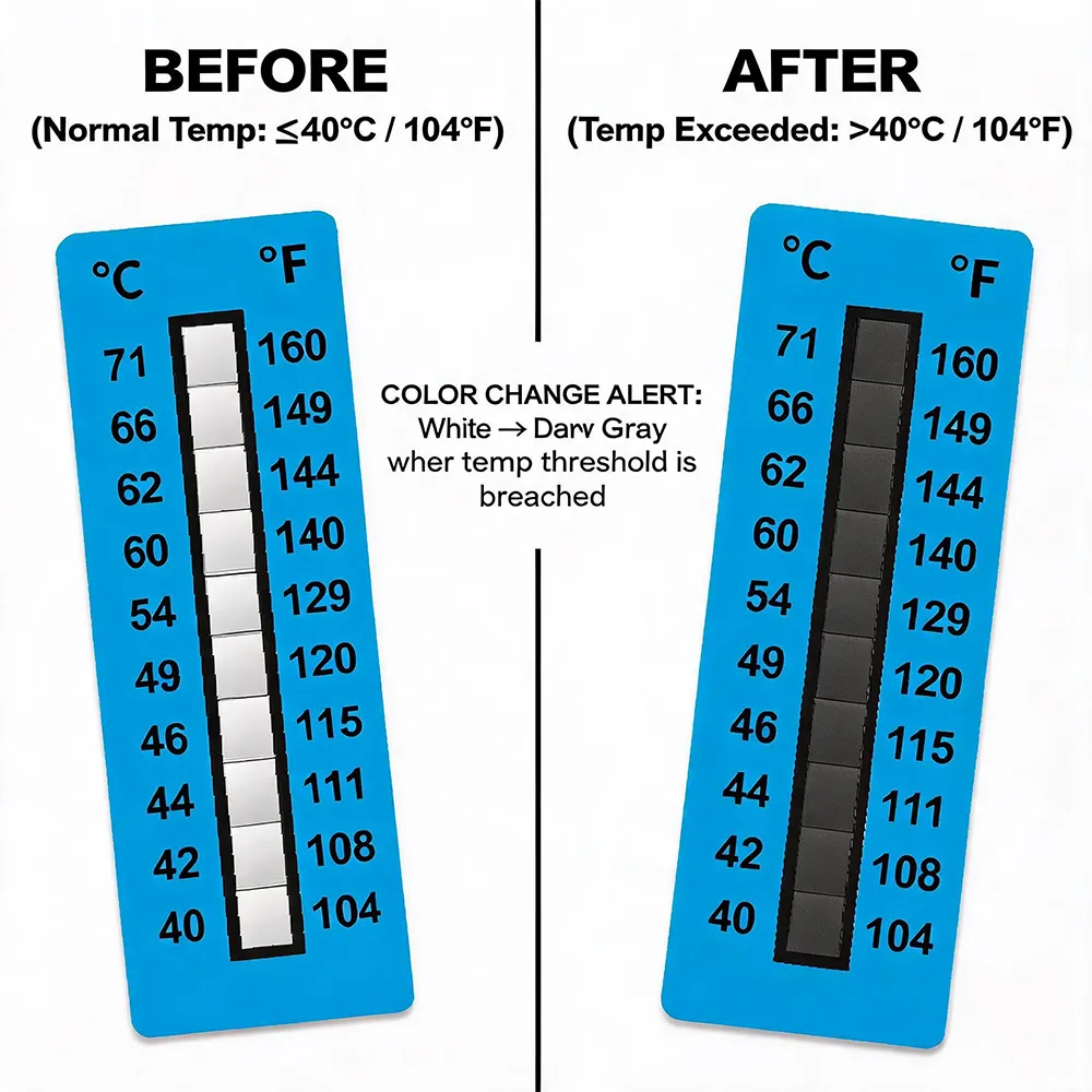 Etichetta sensibile alla temperatura