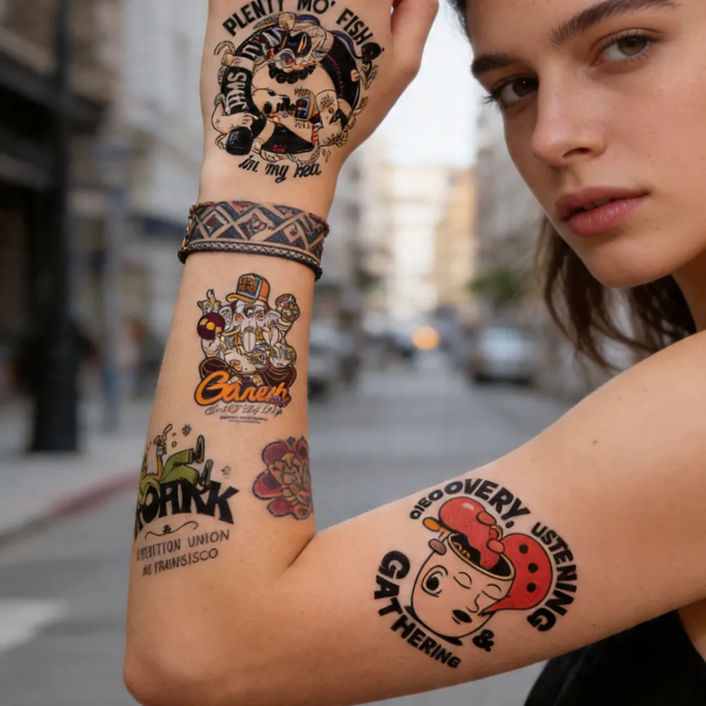 Carta temporanea per tatuaggi
