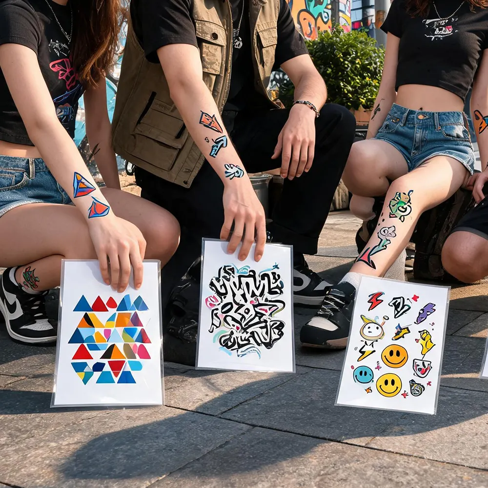 Kit temporaneo per tatuaggi