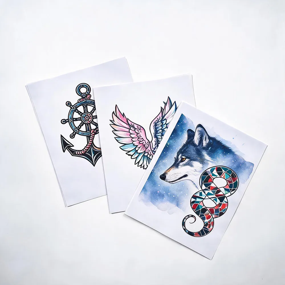 Carta per tatuaggi a trasferimento d'acqua
