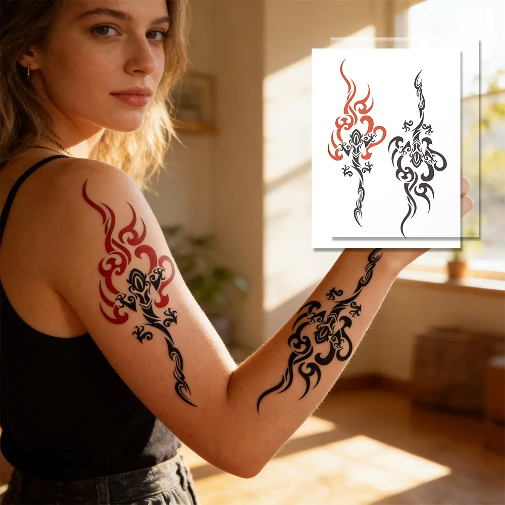 Carta per tatuaggi a trasferimento d'acqua