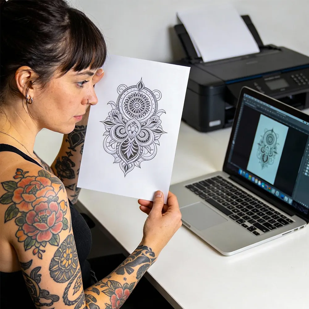 carta impermeabile per tatuaggi
