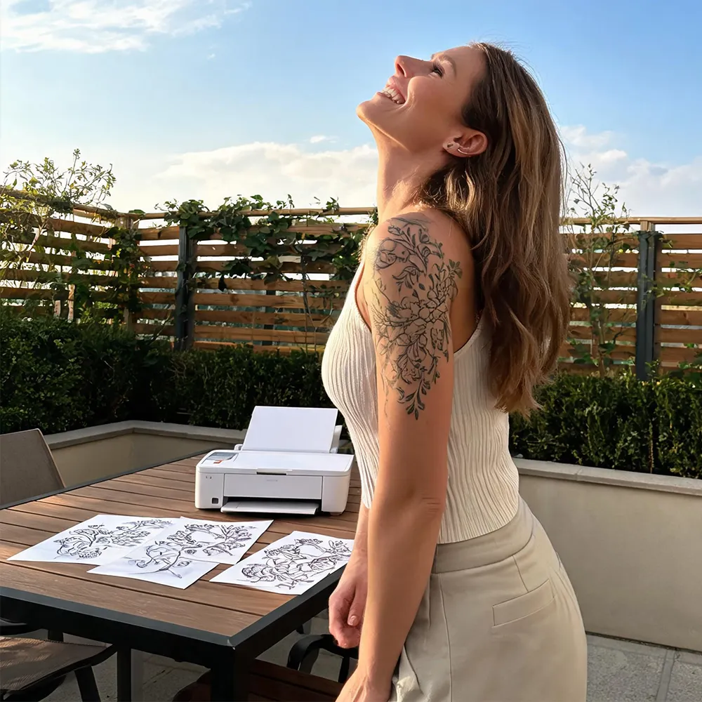 Carta impermeabile per tatuaggi temporanei