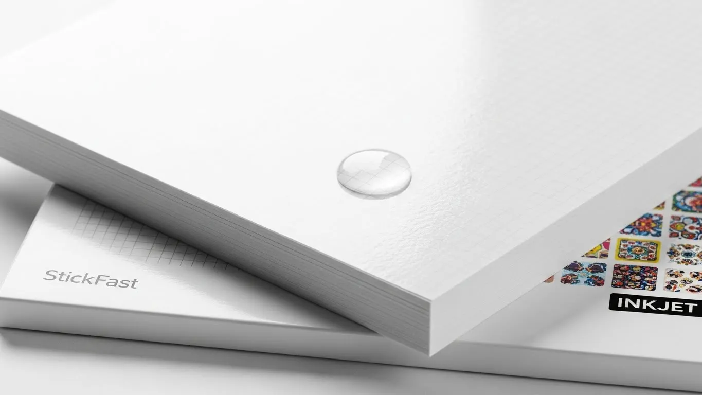 Carta adesiva in vinile per stampanti a getto d'inchiostro